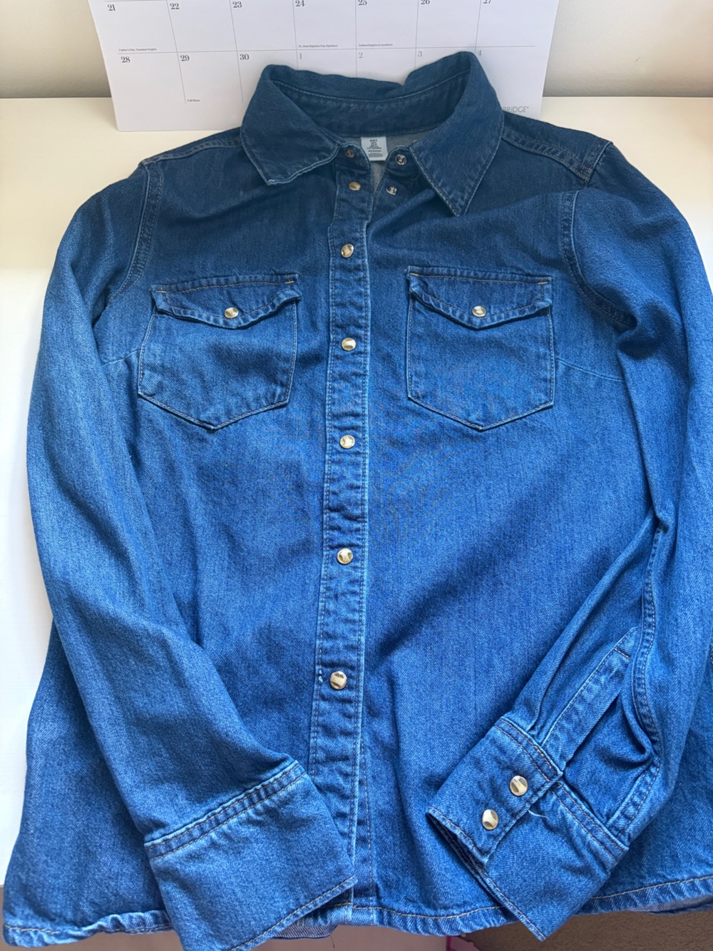 H&M Denim Button-Down Shirt